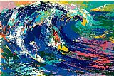 Leroy Neiman Famous Paintings - Hawaiian Surfers